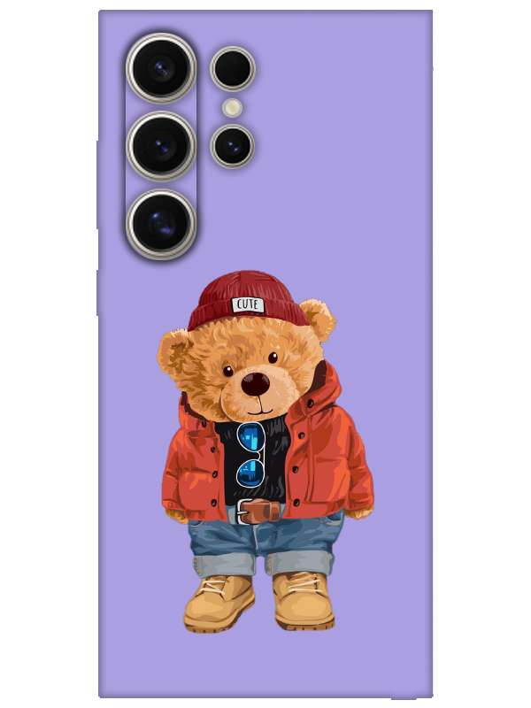 Samsung%20S24%20Ultra%20Teddy%20Bear%20Lila%20Telefon%20Kılıfı