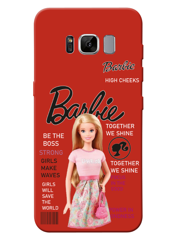 Samsung%20S8%20Barbie%20Kırmızı%20Telefon%20Kılıfı