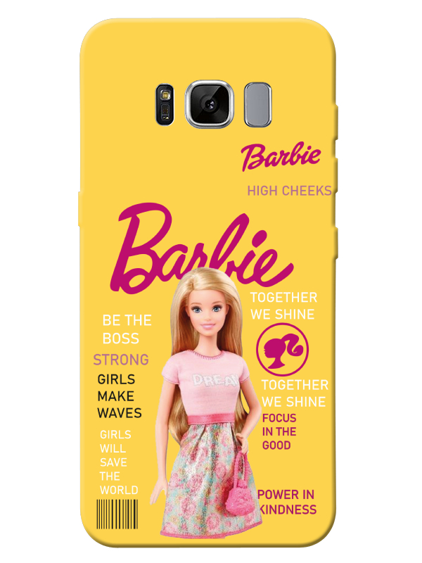 Samsung%20S8%20Barbie%20Sarı%20Telefon%20Kılıfı