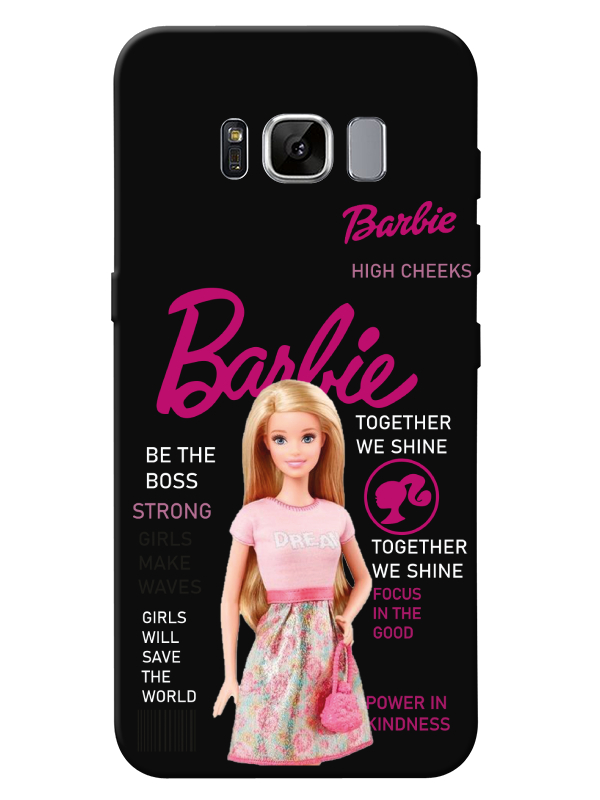 Samsung%20S8%20Barbie%20Siyah%20Telefon%20Kılıfı