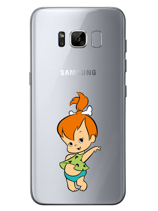 Samsung%20S8%20Taş%20Devri%20Kız%20Bebek%20Şeffaf%20Telefon%20Kılıfı