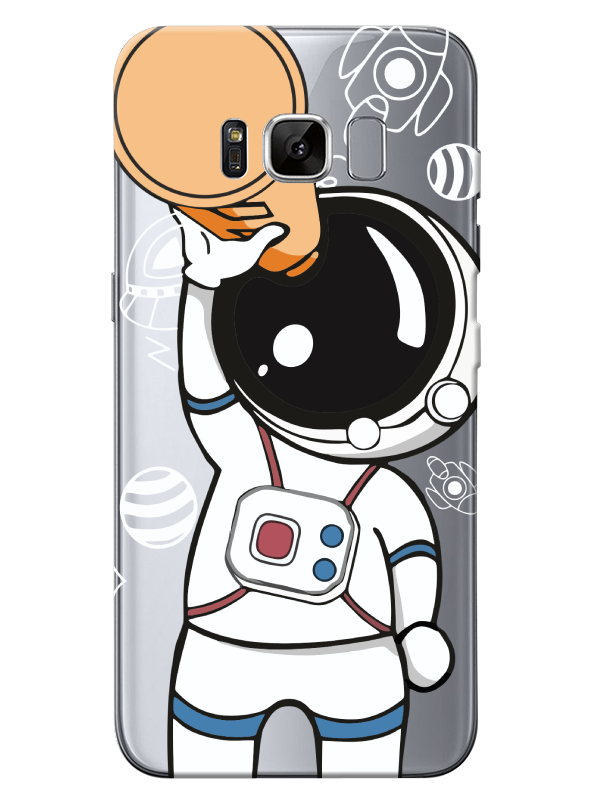 Samsung%20S8%20Astronot%20Şeffaf%20Telefon%20Kılıfı