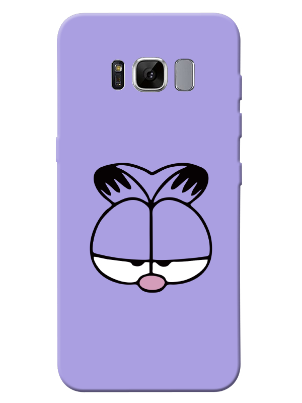 Samsung%20S8%20Plus%20Garfield%20Lila%20Telefon%20Kılıfı