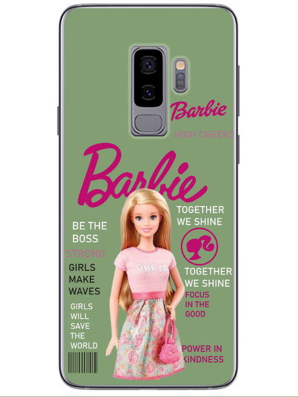 Samsung%20S9%20Barbie%20Yeşil%20Telefon%20Kılıfı