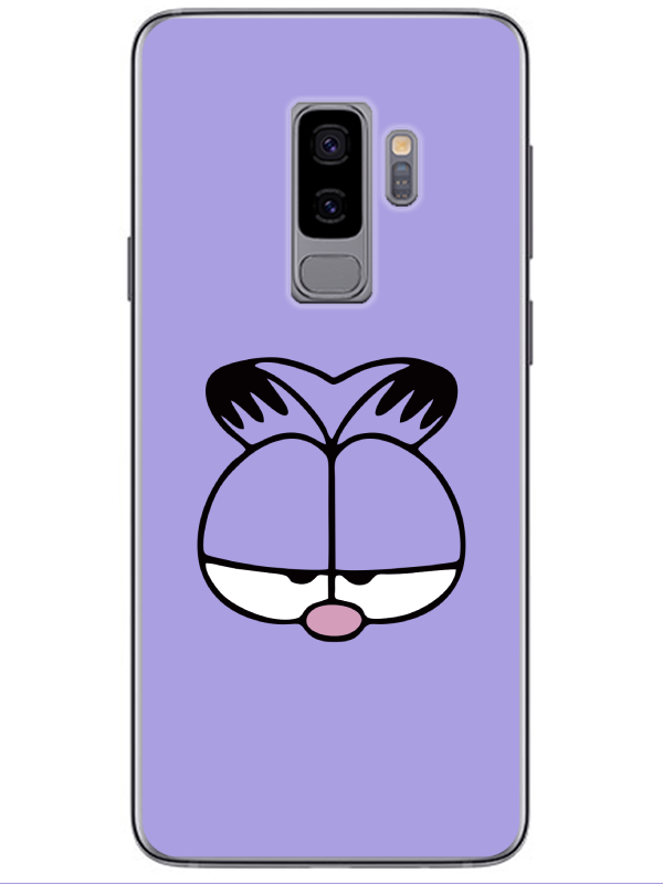 Samsung%20S9%20Garfield%20Lila%20Telefon%20Kılıfı