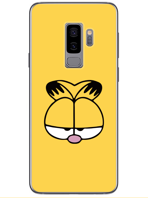 Samsung%20S9%20Garfield%20Sarı%20Telefon%20Kılıfı