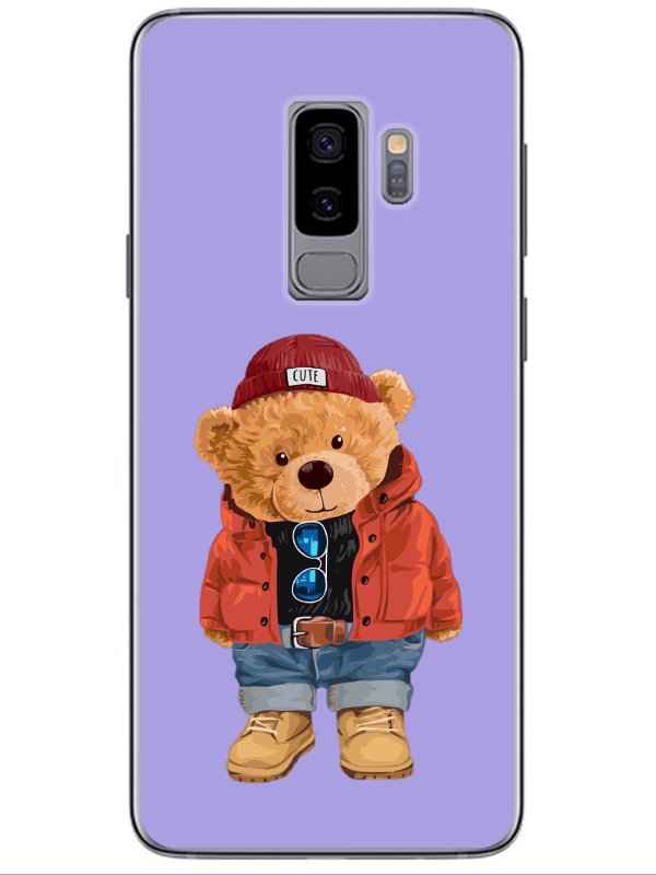 Samsung%20S9%20Teddy%20Bear%20Lila%20Telefon%20Kılıfı