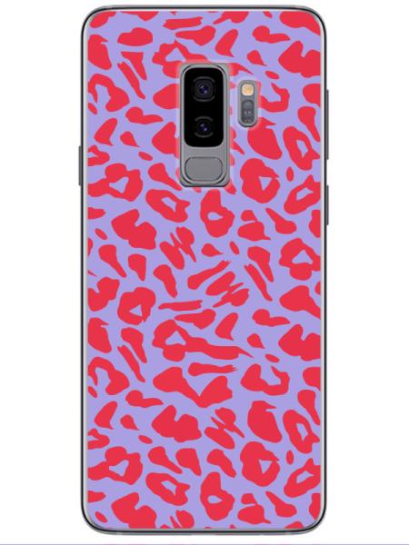 Samsung%20S9%20Leopar%20Desenli%20Lila%20Telefon%20Kılıfı