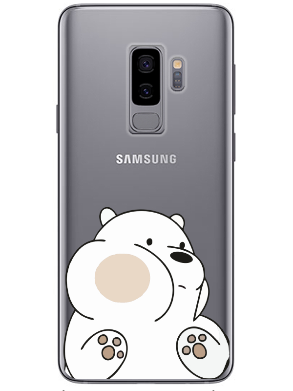 Samsung%20S9%20Panda%20Şeffaf%20Telefon%20Kılıfı