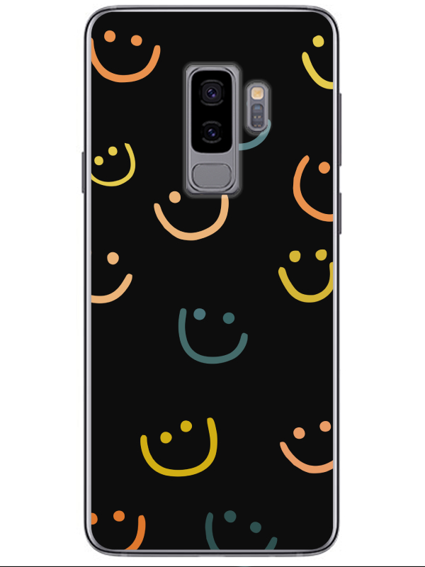 Samsung%20S9%20Emoji%20Gülen%20Yüz%20Siyah%20Telefon%20Kılıfı