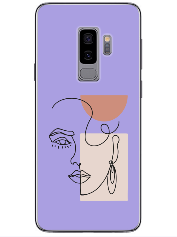 Samsung%20S9%20Women%20Art%20Lila%20Telefon%20Kılıfı