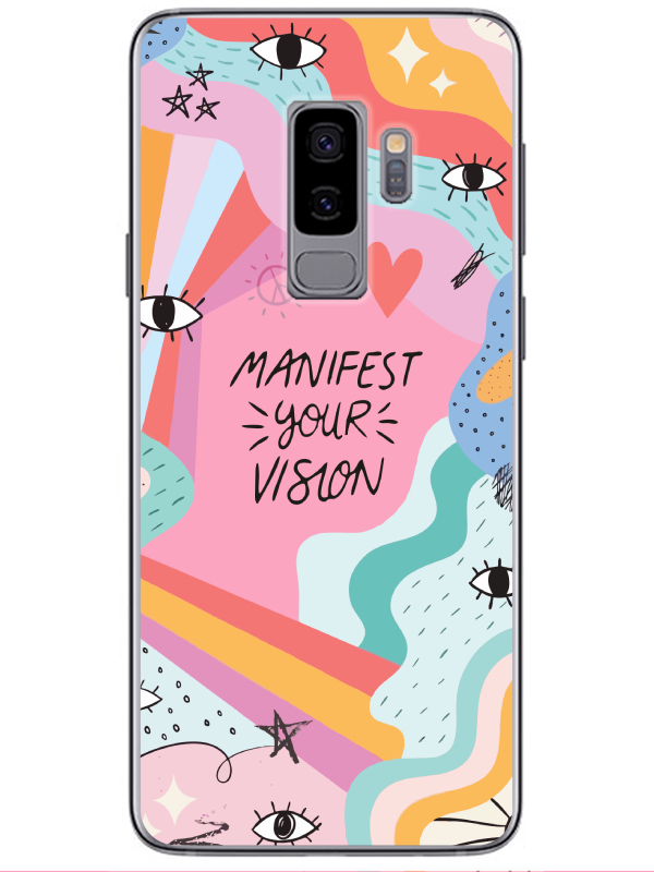 Samsung%20S9%20Manifest%20Your%20Vision%20Pembe%20Telefon%20Kılıfı