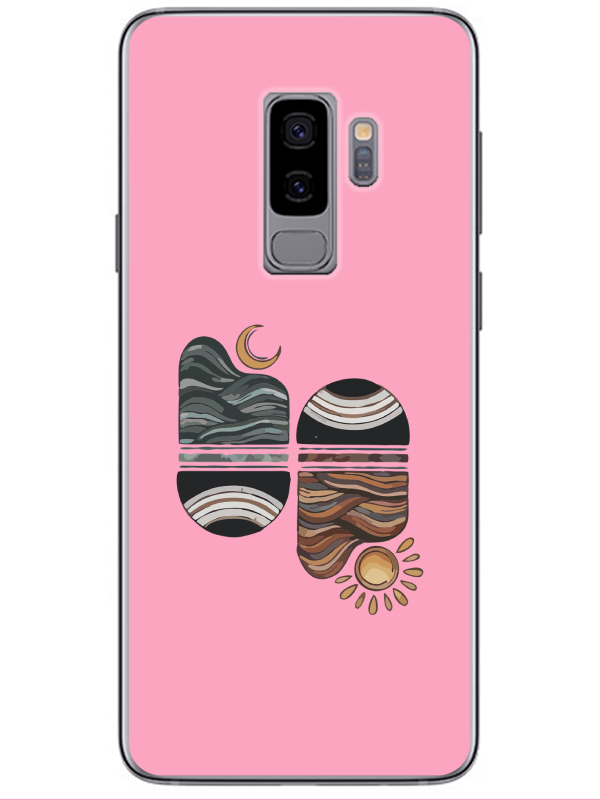 Samsung%20S9%20Sunset%20Wave%20Pembe%20Telefon%20Kılıfı