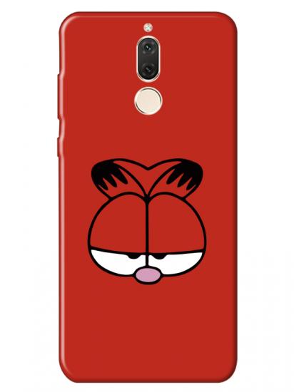 Huawei Mate 10 Lite Garfield Kırmızı Telefon Kılıfı