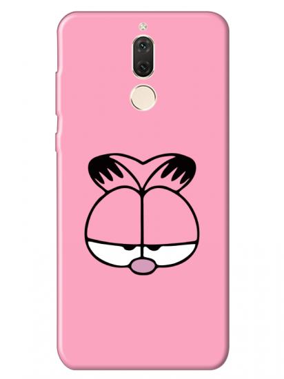 Huawei Mate 10 Lite Garfield Pembe Telefon Kılıfı