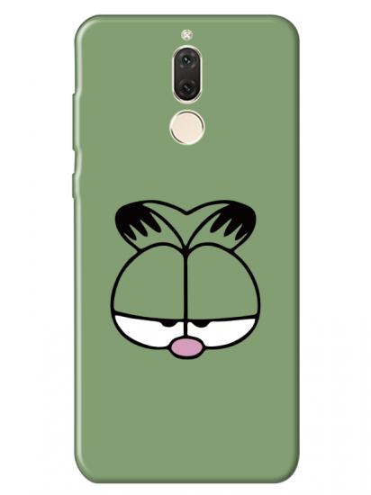 Huawei Mate 10 Lite Garfield Yeşil Telefon Kılıfı