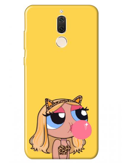 Huawei Mate 10 Lite Powerpuff Girls Sarı Telefon Kılıfı