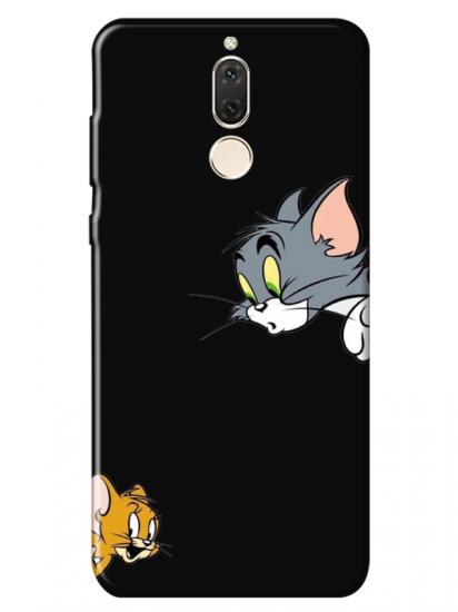 Huawei Mate 10 Lite Tom And Jerry Siyah Telefon Kılıfı