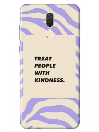 Huawei Mate 10 Lite Zebra Motto Lila Telefon Kılıfı