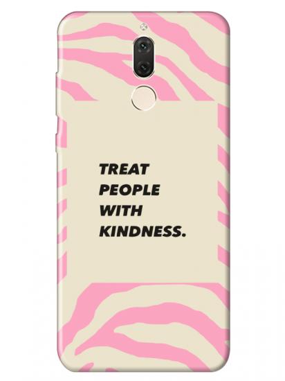 Huawei Mate 10 Lite Zebra Motto Pembe Telefon Kılıfı