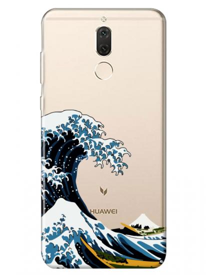 Huawei Mate 10 Lite Kanagawa Şeffaf Telefon Kılıfı