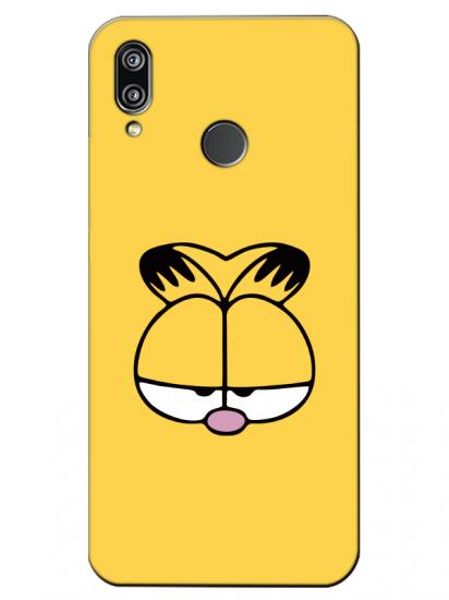 Huawei P20 Lite Garfield Sarı Telefon Kılıfı