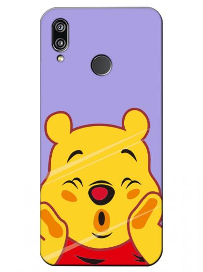 Huawei P20 Lite Winnie The Pooh Lila Telefon Kılıfı