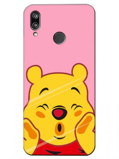 Huawei P20 Lite Winnie The Pooh Pembe Telefon Kılıfı