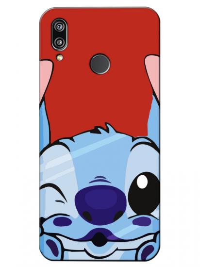 Huawei P20 Lite Stitch Kırmızı Telefon Kılıfı