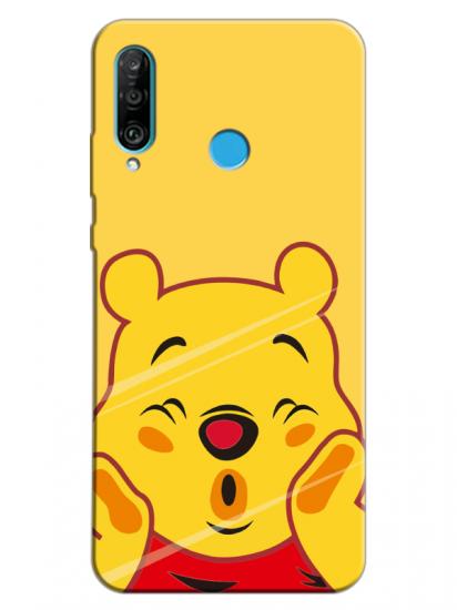 Huawei P30 Lite Winnie The Pooh Sarı Telefon Kılıfı