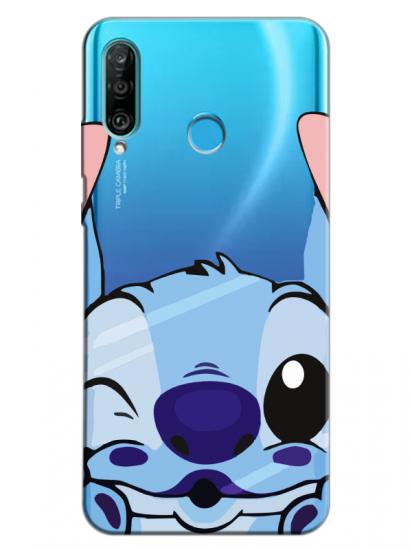 Huawei P30 Lite Stitch Şeffaf Telefon Kılıfı