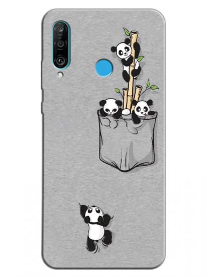 Huawei P30 Lite Panda Telefon Kılıfı