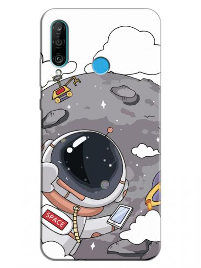 Huawei P30 Lite Astronot Telefon Kılıfı