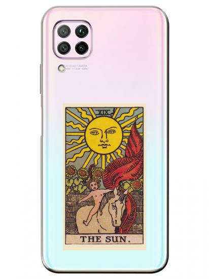 Huawei P40 Lite The Sun Şeffaf Telefon Kılıfı