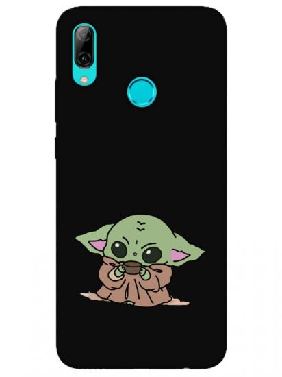 Huawei P Smart 2019 Baby Yoda Siyah Telefon Kılıfı