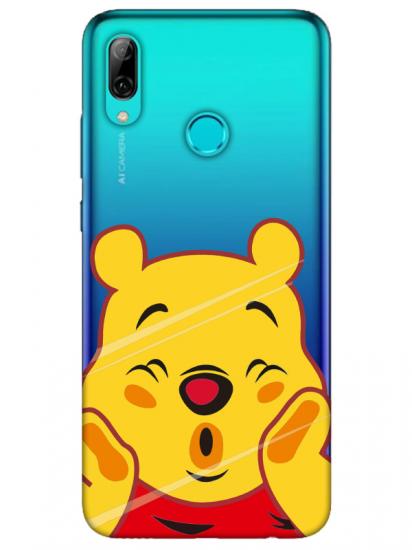 Huawei P Smart 2019 Winnie The Pooh Şeffaf Telefon Kılıfı