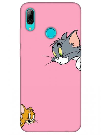 Huawei P Smart 2019 Tom And Jerry Pembe Telefon Kılıfı