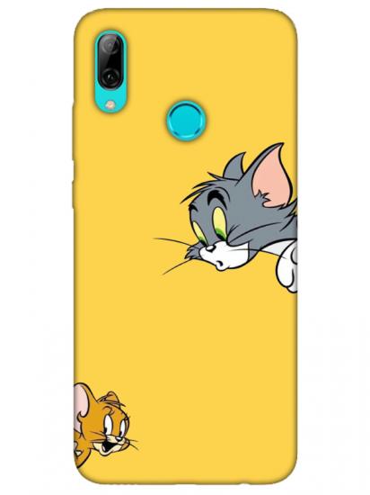 Huawei P Smart 2019 Tom And Jerry Sarı Telefon Kılıfı