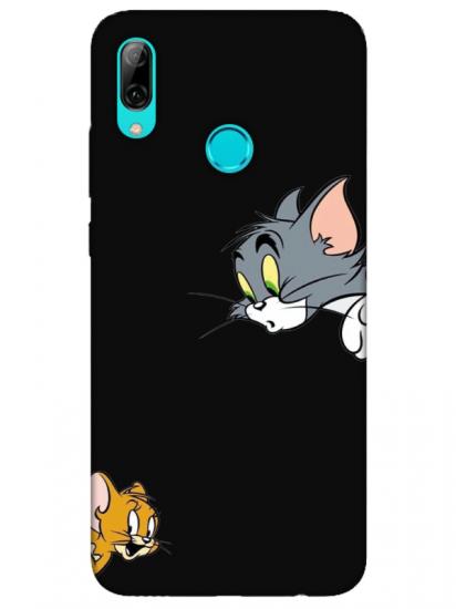 Huawei P Smart 2019 Tom And Jerry Siyah Telefon Kılıfı