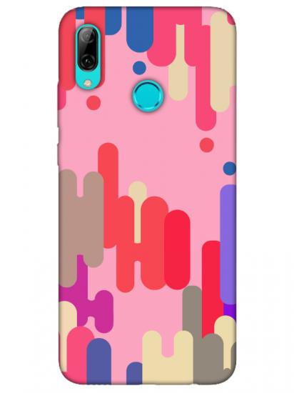 Huawei P Smart 2019 Pop Art Pembe Telefon Kılıfı