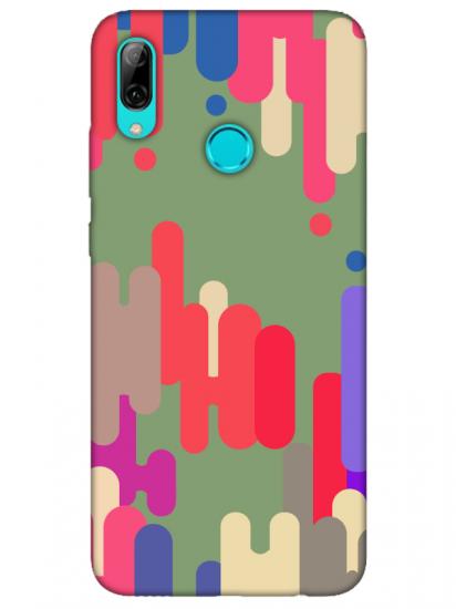 Huawei P Smart 2019 Pop Art Yeşil Telefon Kılıfı