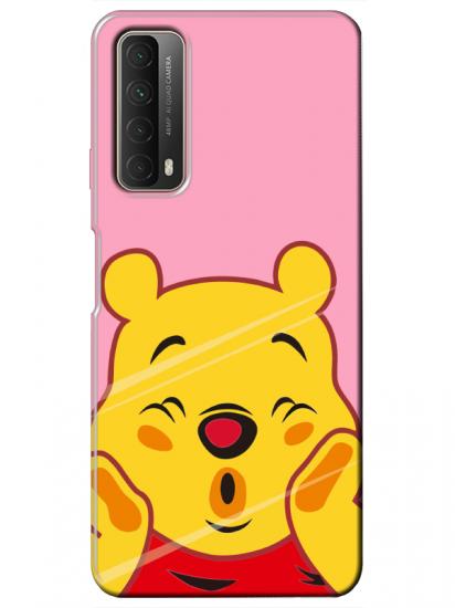 Huawei P Smart 2021 Winnie The Pooh Pembe Telefon Kılıfı