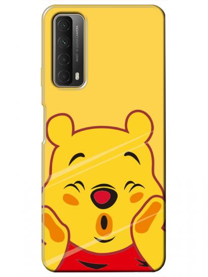 Huawei P Smart 2021 Winnie The Pooh Sarı Telefon Kılıfı