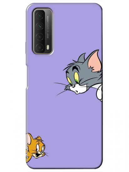 Huawei P Smart 2021 Tom And Jerry Lila Telefon Kılıfı