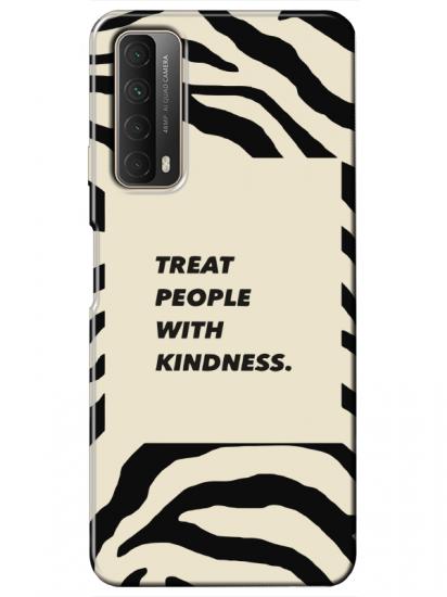 Huawei P Smart 2021 Zebra Motto Siyah Telefon Kılıfı