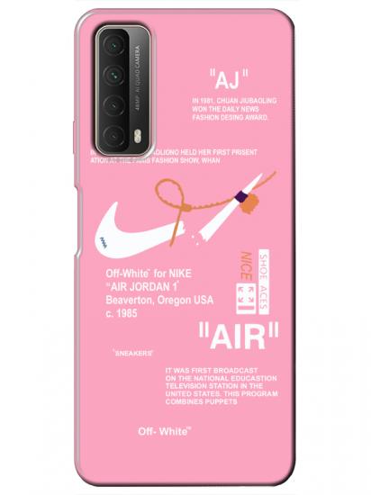 Huawei P Smart 2021 Nike Air Pembe Telefon Kılıfı