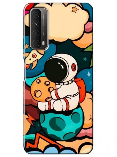 Huawei P Smart 2021 Astronot Telefon Kılıfı