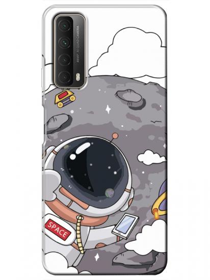 Huawei P Smart 2021 Astronot Telefon Kılıfı