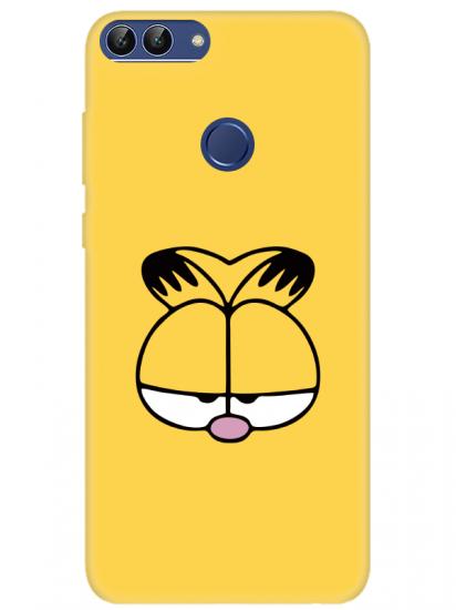 Huawei P Smart Garfield Sarı Telefon Kılıfı