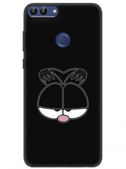 Huawei P Smart Garfield Siyah Telefon Kılıfı